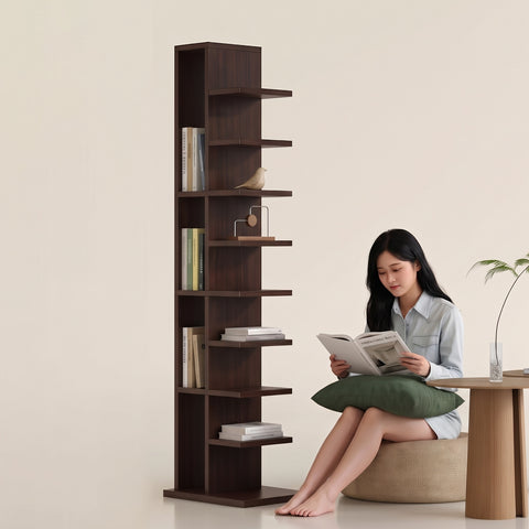 Kệ Sách Đứng 9 Tầng Thiết Kế Tàng Hình